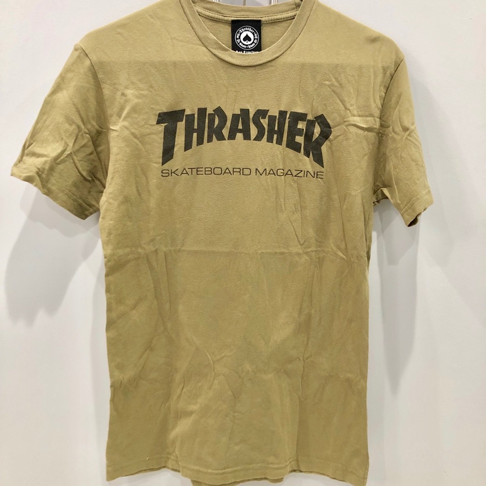 Olive green Thrasher T-shirt